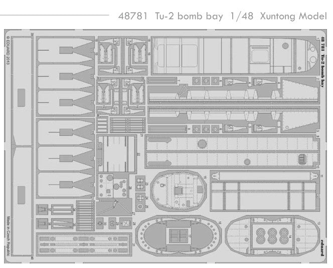 Eduard 48781 1/48 Aircraft- Tu2 Bomb Bay for XTL