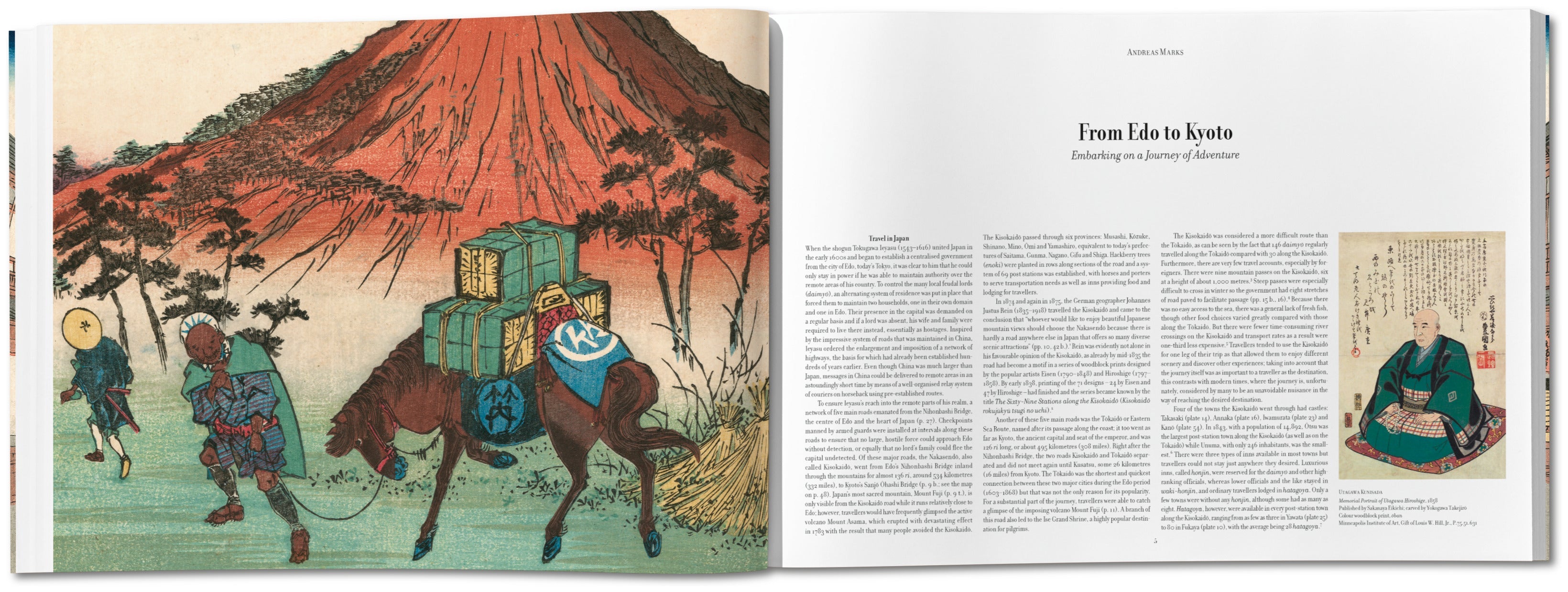 Hiroshige & Eisen. The Sixty-Nine Stations along the Kisokaido (German, French, English)