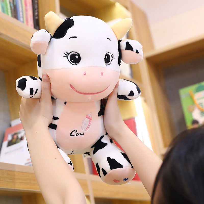 Soft Baby Cow Plush Toy – Cute Stuffed Animal Doll