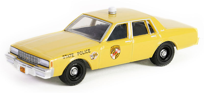 Greenlight 43030-A 1/64 Scale Maryland State Police - 1983 Chevrolet Impala Hot