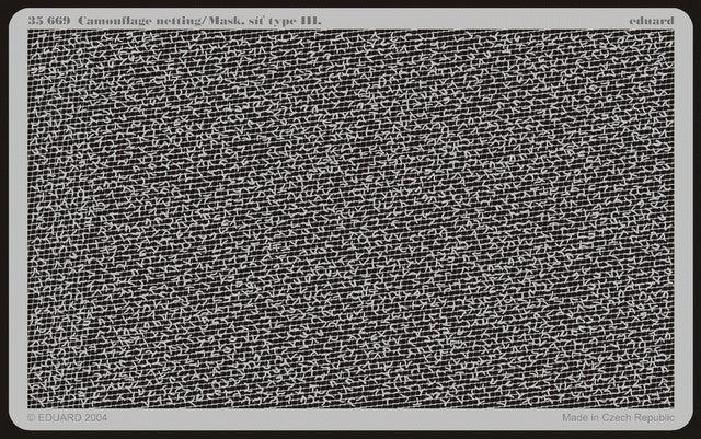 Eduard 35669 1/35 Armor- Camouflage Netting/Masking Set Type III
