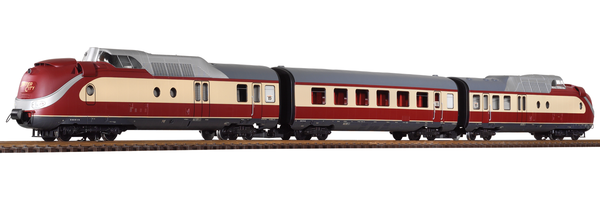 PIKO 37321 G Scale DB IV TEE Turbine BR602 3-Unit Train