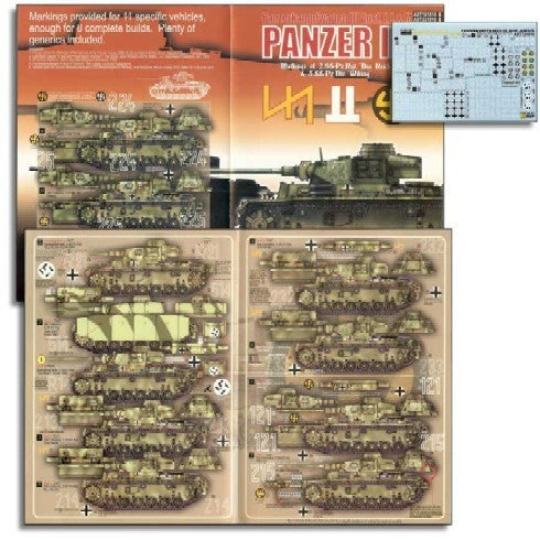 Echelon 721018 1/72 Panzer III Ausf J/L/M 2SSPzRgt Das Reich & 5SSPzDiv Wiking