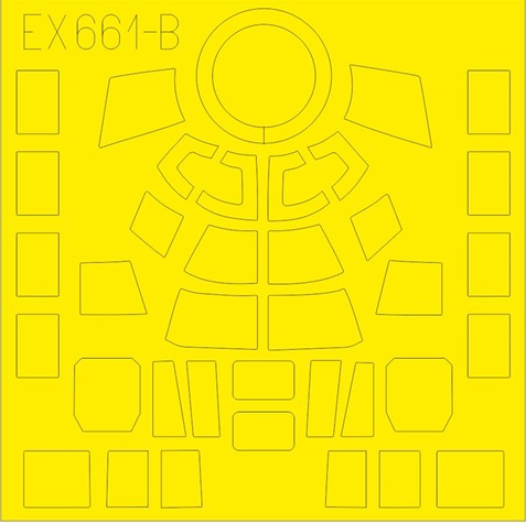 Eduard EX661 1/48 Mask Aircraft- Si204D TFace for SHY