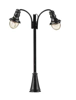Faller 272230 N Scale LED -- Arc Luminaires, 2-3/8" 6cm Warm White pkg(1)