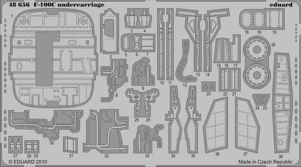 Eduard 48656 1/48 Aircraft- F100C Undercarriage for TSM