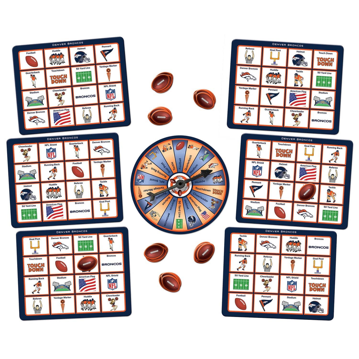 Denver Broncos Bingo Game
