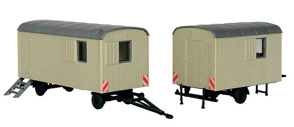 Kibri 10278 1/87 Scale Construction Trailer 2-Piece