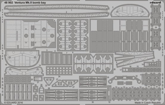 Eduard 48902 1/48 Aircraft- Ventura Mk II Bomb Bay for RVL