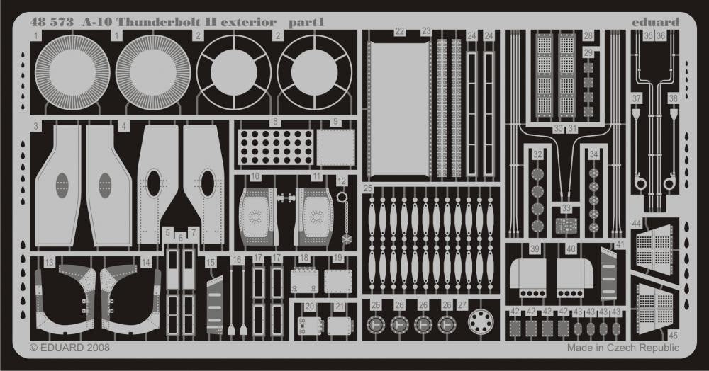 Eduard 48573 1/48 Aircraft- A10 Exterior for HBO