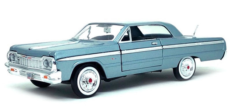 Motormax 73259AC-BL 1/24 Scale 1964 Chevrolet Impala Coupe