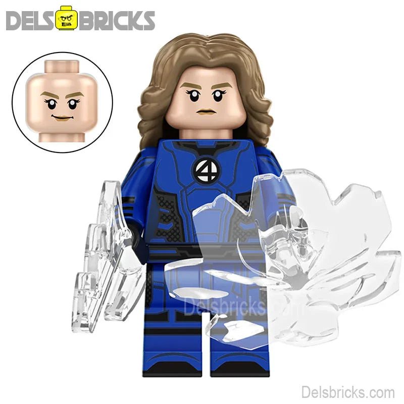Fantastic Four Sue Storm Invisble Woman Lego Minifigures Custom Toys 2