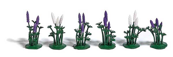 Busch 9792 HO Scale Wild Lupine - Kit -- pkg(8)