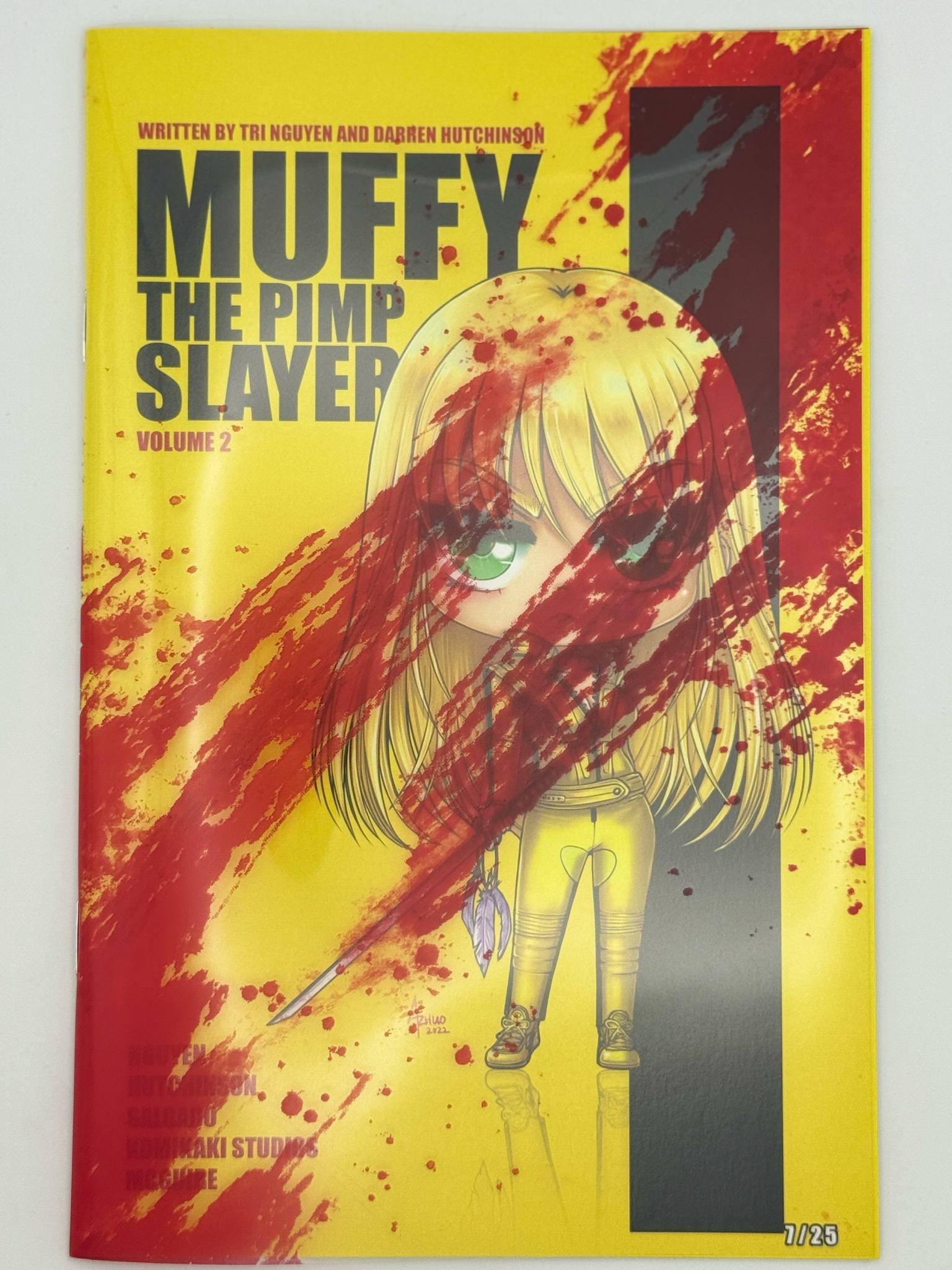 MUFFY THE PIMP SLAYER #2 ANNA ZHUO EXCLUSIVE LIMITED KILL BILL BLOOD ACETATE VAR [IN STOCK]