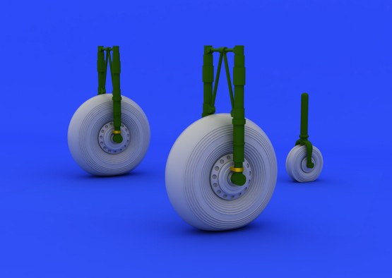 Eduard 672025 1/72 Aircraft- Lancaster Wheels for ARX (Resin)