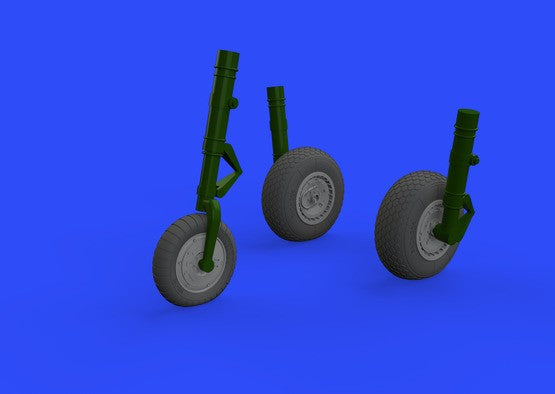 Eduard 632100 1/32 Aircraft- Me262 Wheels for RVL (Resin)