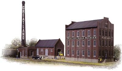 Walthers Cornerstone 933-3092 HO Scale Greatland Sugar Refining -- Kit