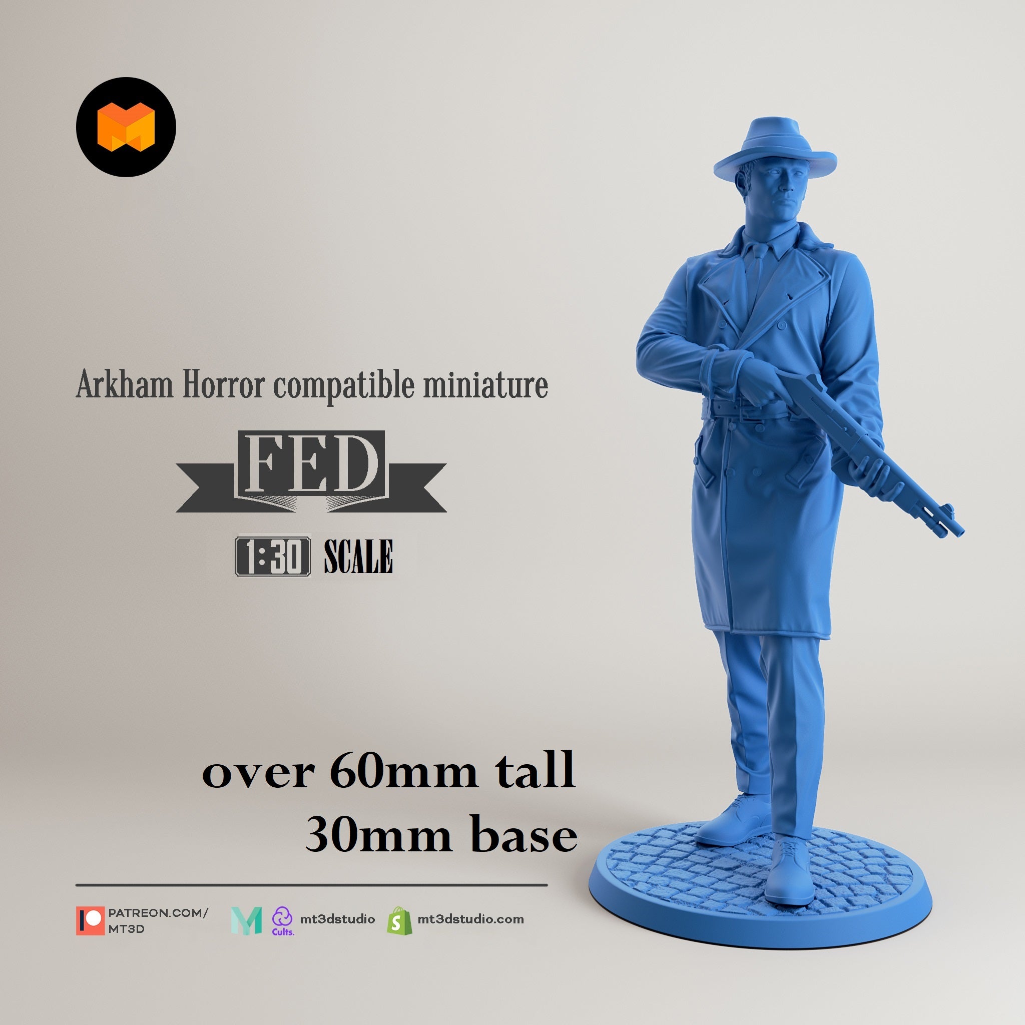 Arkham Compatible Investigator: The Fed (Roland Banks)