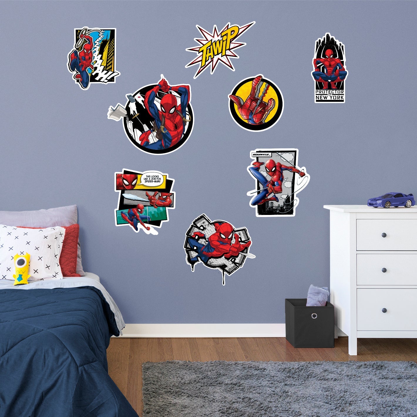 Spider-Man: Spider-Man Badge Collection - Officially Licensed Marvel Removable Adhesive Decal