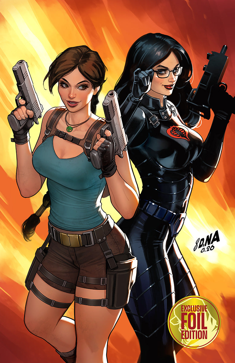 [FOIL] GI JOE A REAL AMERICAN HERO TOMB RAIDER #1 DAVID NAKAYAMA NYCC EXCLUSIVE VIRGIN VAR (10/28/2026)