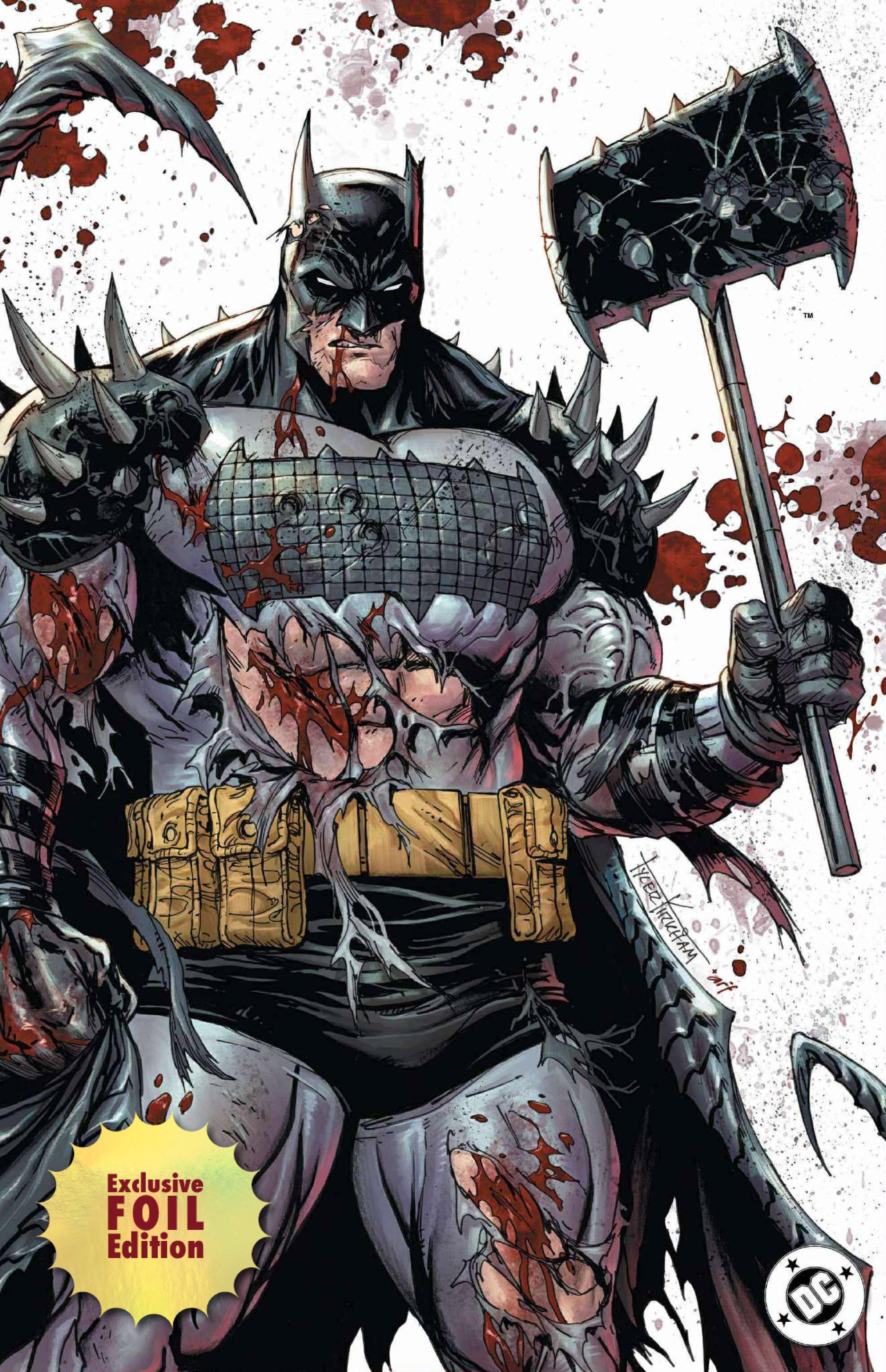 [Foil] Absolute Batman #14 Tyler Kirkham Exclusive Virgin Var-image