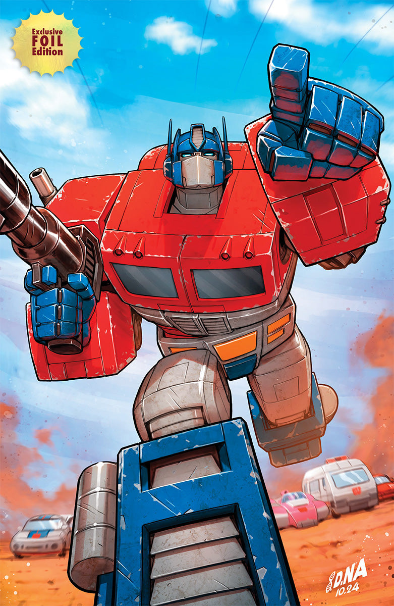 TRANSFORMERS #1 10th PTG SIGNED Nakayama FOIL Virgin EXCL