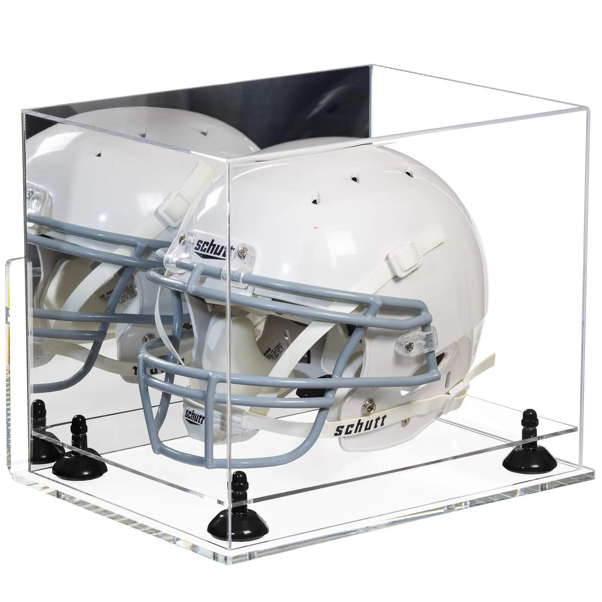 Acrylic Full Size Football Helmet Display Case - Mirror Wall Mounts (A002/V44)