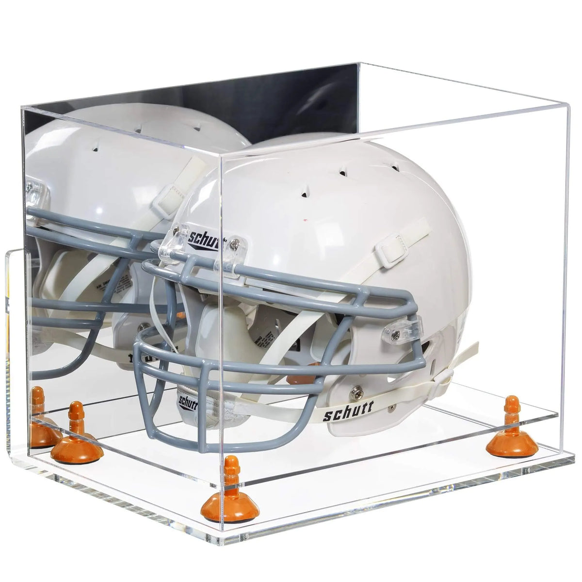 Acrylic Full Size Football Helmet Display Case - Mirror Wall Mounts (A002/V44)