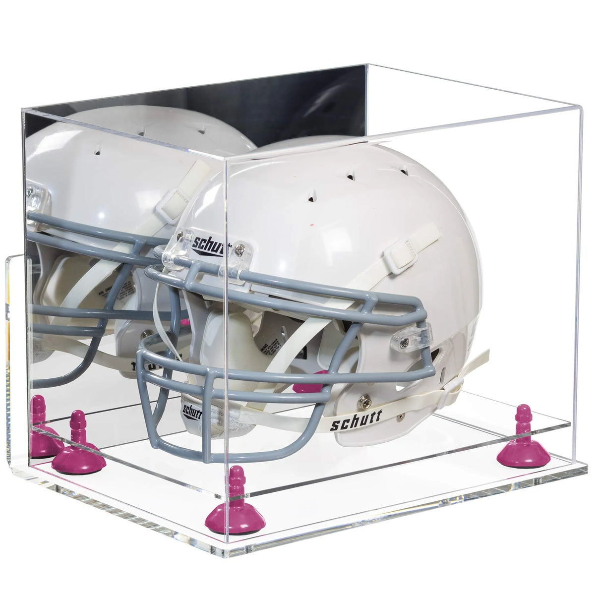Acrylic Full Size Football Helmet Display Case - Mirror Wall Mounts (A002/V44)