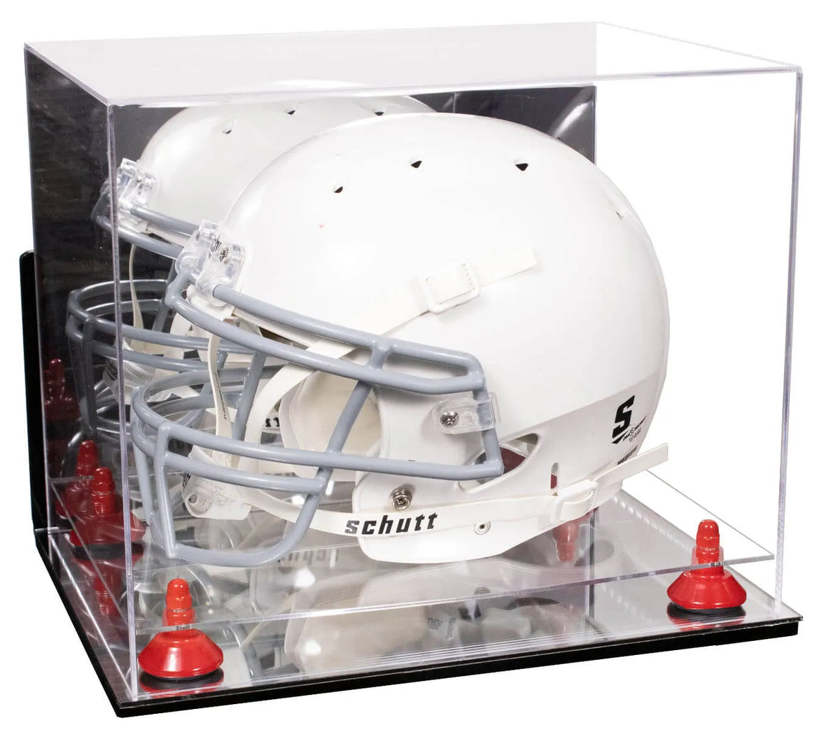 Acrylic Full Size Football Helmet Display Case - Mirror Wall Mounts (A002/V44)