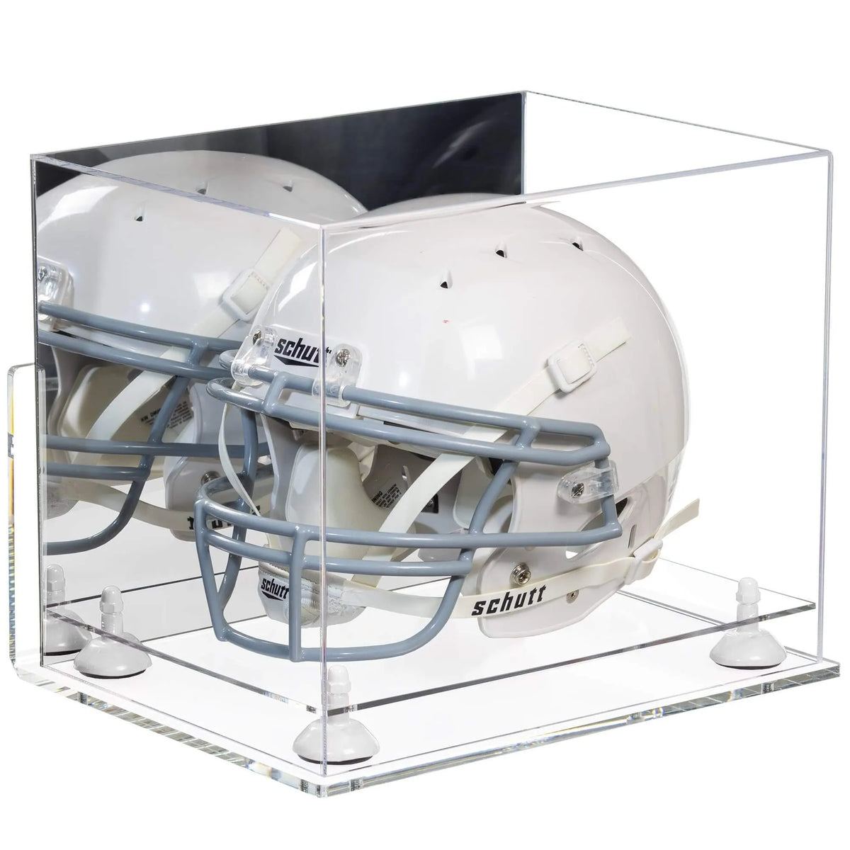 Acrylic Full Size Football Helmet Display Case - Mirror Wall Mounts (A002/V44)