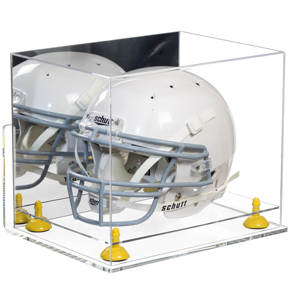 Acrylic Full Size Football Helmet Display Case - Mirror Wall Mounts (A002/V44)