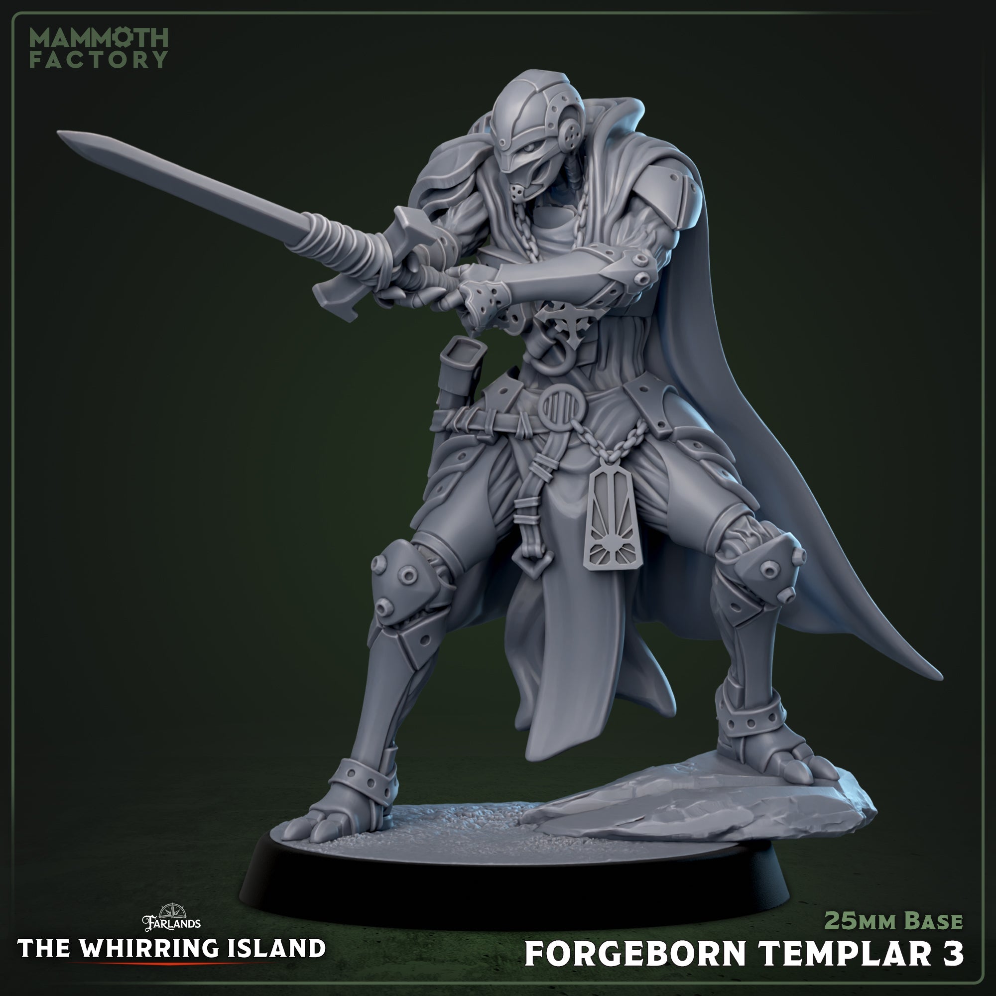 Forgeborn Templar: Sculpt 3 (Warforged Knight)