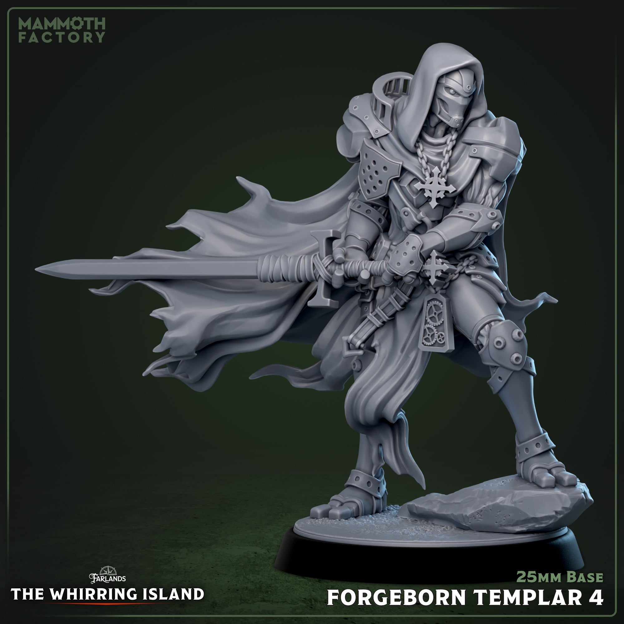 Forgeborn Templar: Sculpt 4 (Warforged Knight)