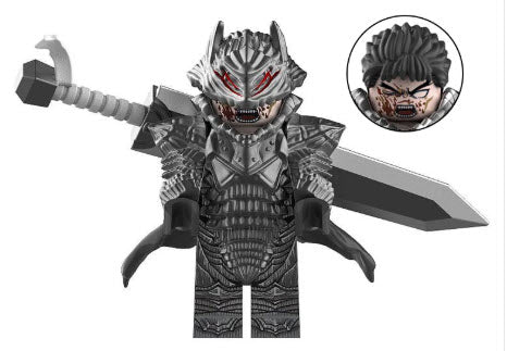Berserk Guts with Horse Custom Minifig