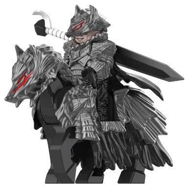 Berserk Guts with Horse Custom Minifig