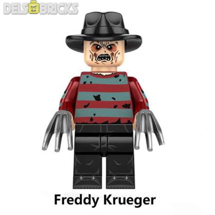 Freddy Krueger Nightmare on Elm Street Lego Minifigures Custom Horror Toys 1