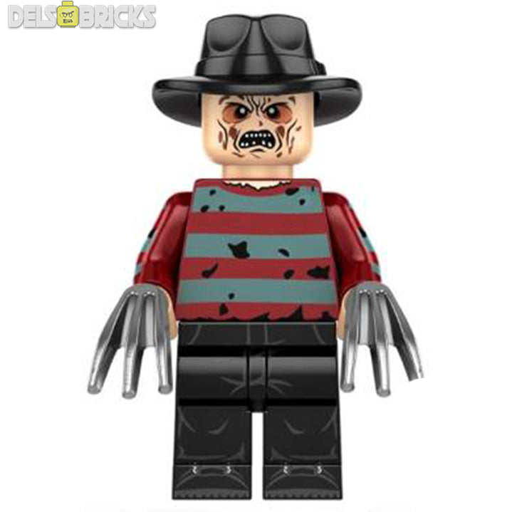 Freddy Krueger Nightmare on Elm Street Lego Minifigures Custom Horror Toys 1