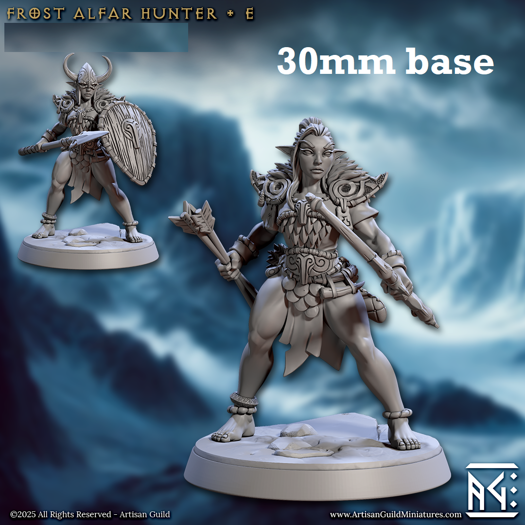 Frost Alfar Hunter: Sculpt E (Female Elf Ranger)