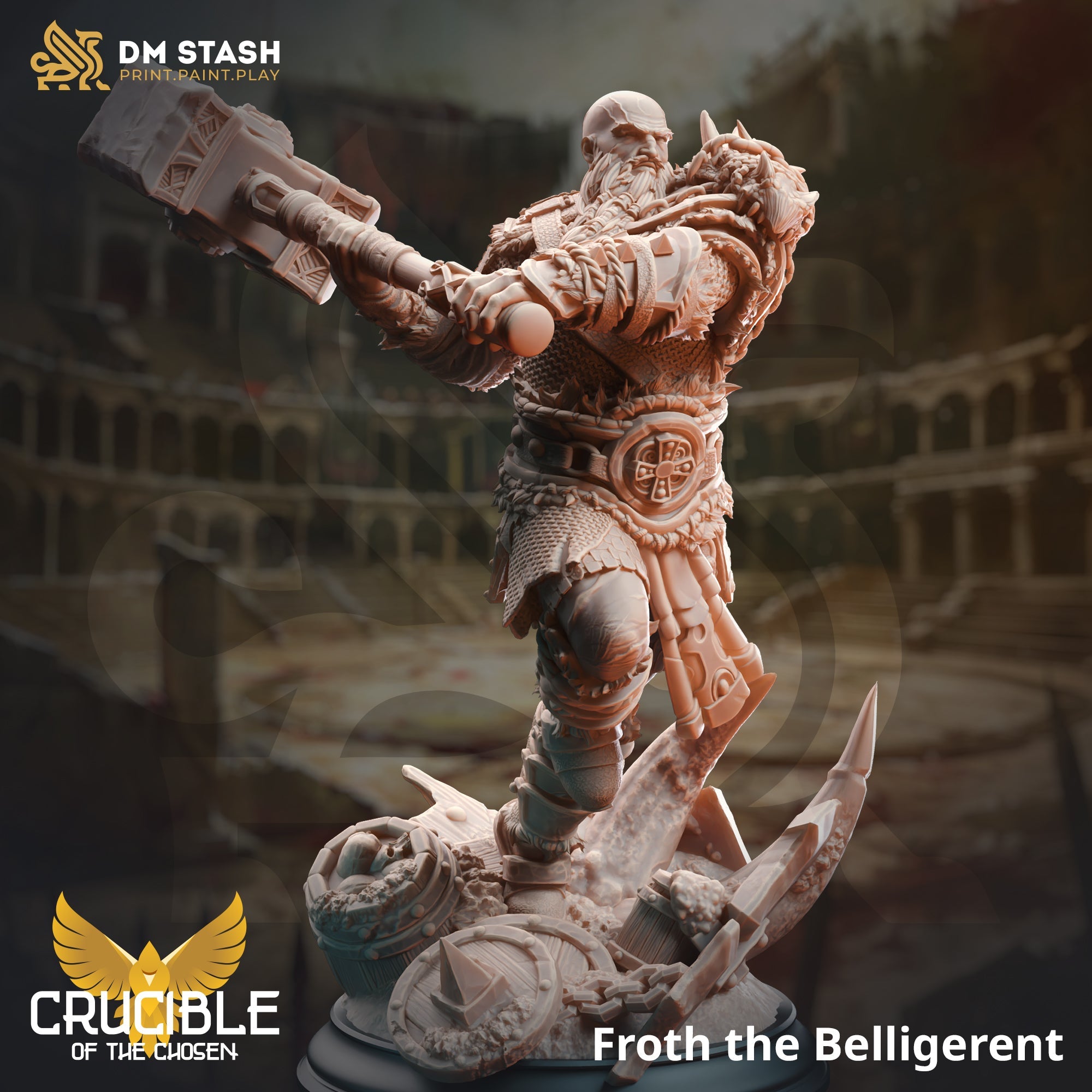 Froth the Beligerant (Male Human Barbarian)