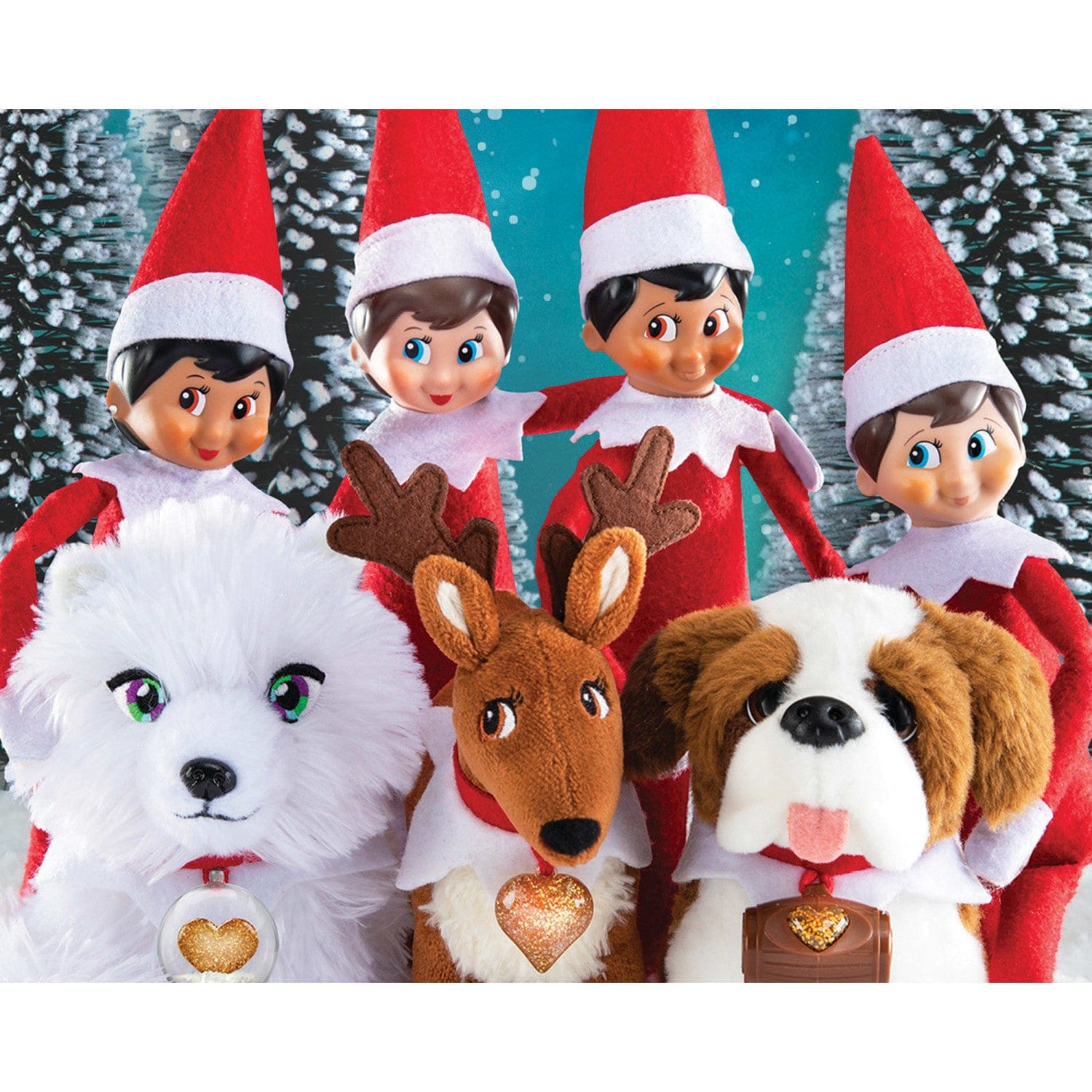 Elf on the Shelf 4-Pack 100 Piece Jigsaw Puzzles - V1
