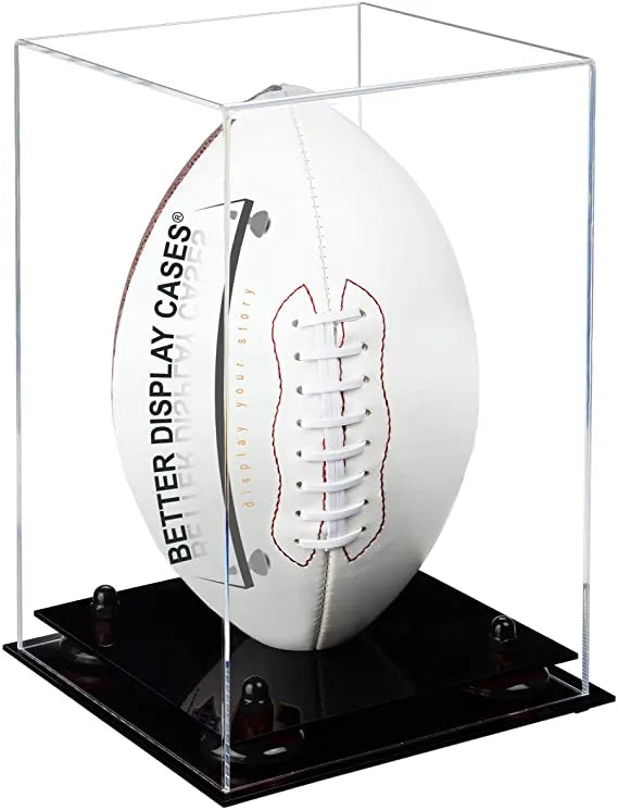 Full Size Football Display Case Vertical - Clear (A060/B42)