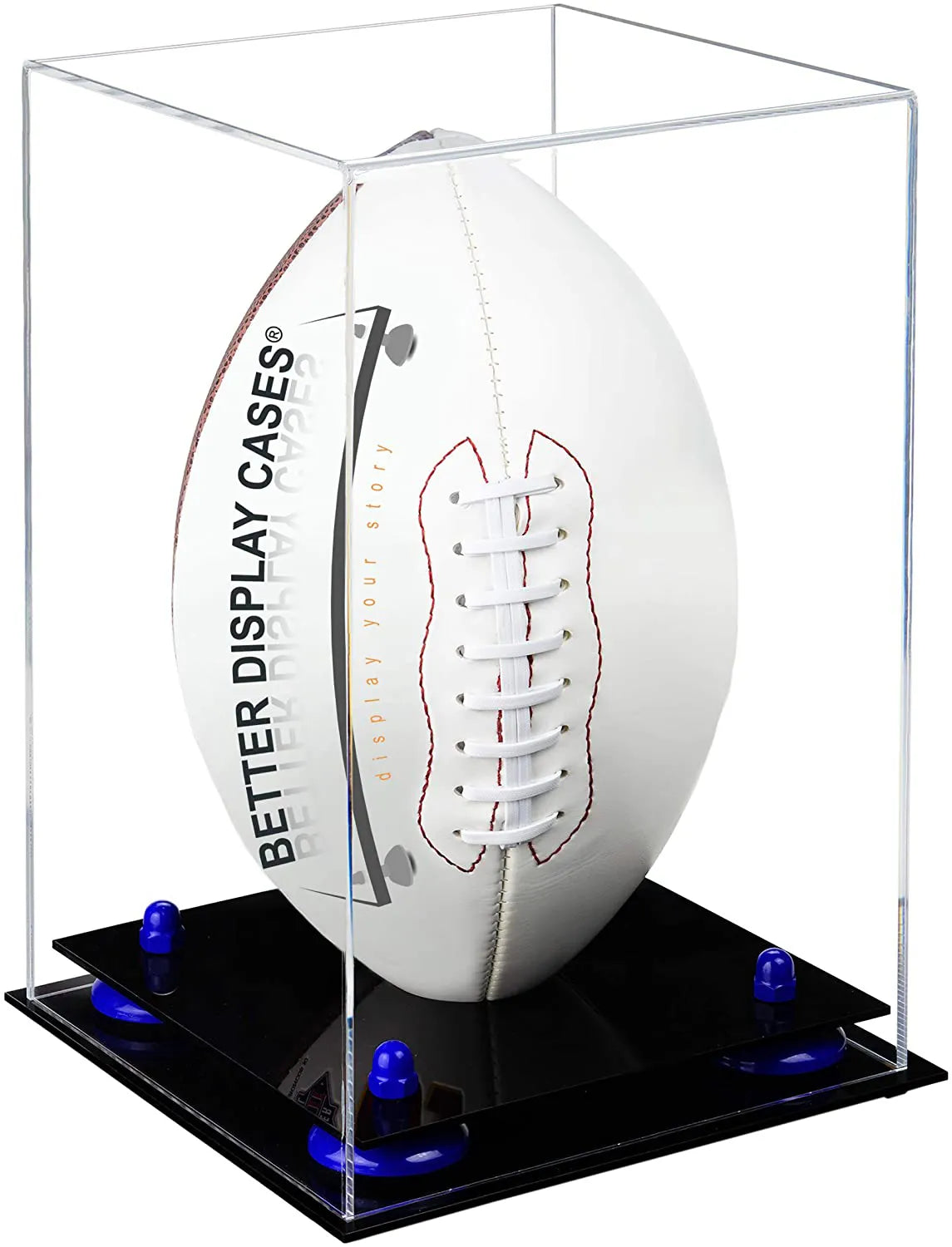 Full Size Football Display Case Vertical - Clear (A060/B42)