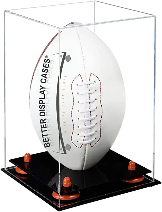 Full Size Football Display Case Vertical - Clear (A060/B42)