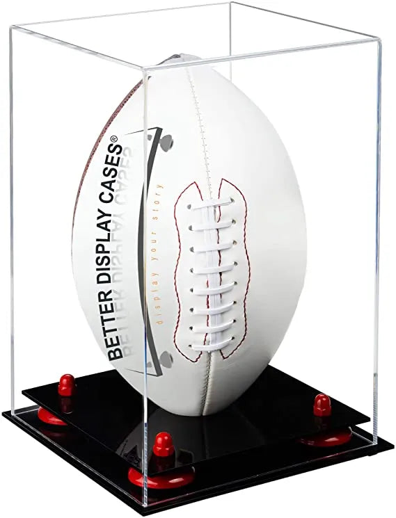 Full Size Football Display Case Vertical - Clear (A060/B42)