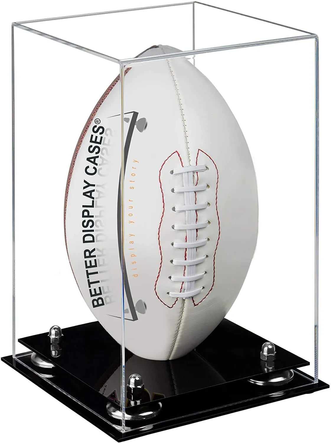 Full Size Football Display Case Vertical - Clear (A060/B42)