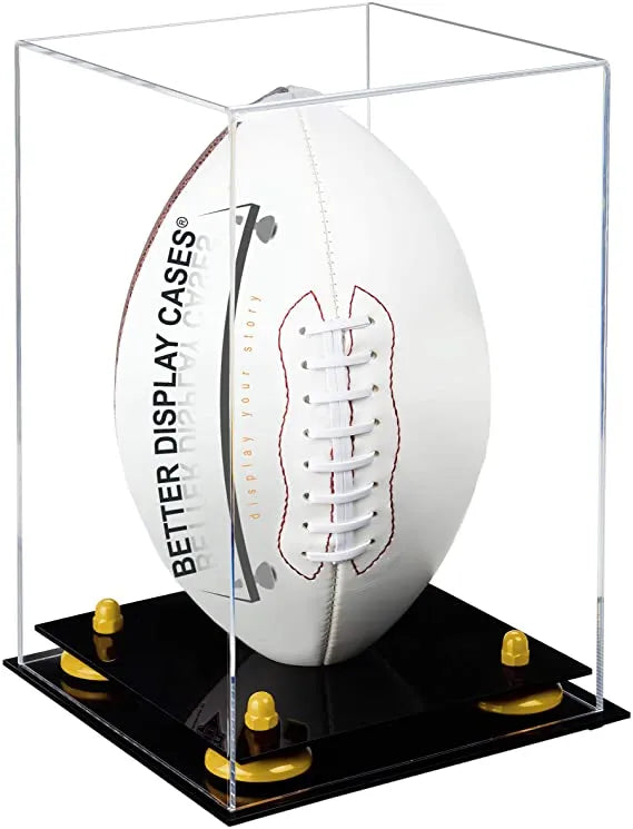 Full Size Football Display Case Vertical - Clear (A060/B42)