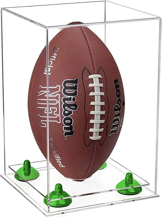 Full Size Football Display Case Vertical - Clear (A060/B42)