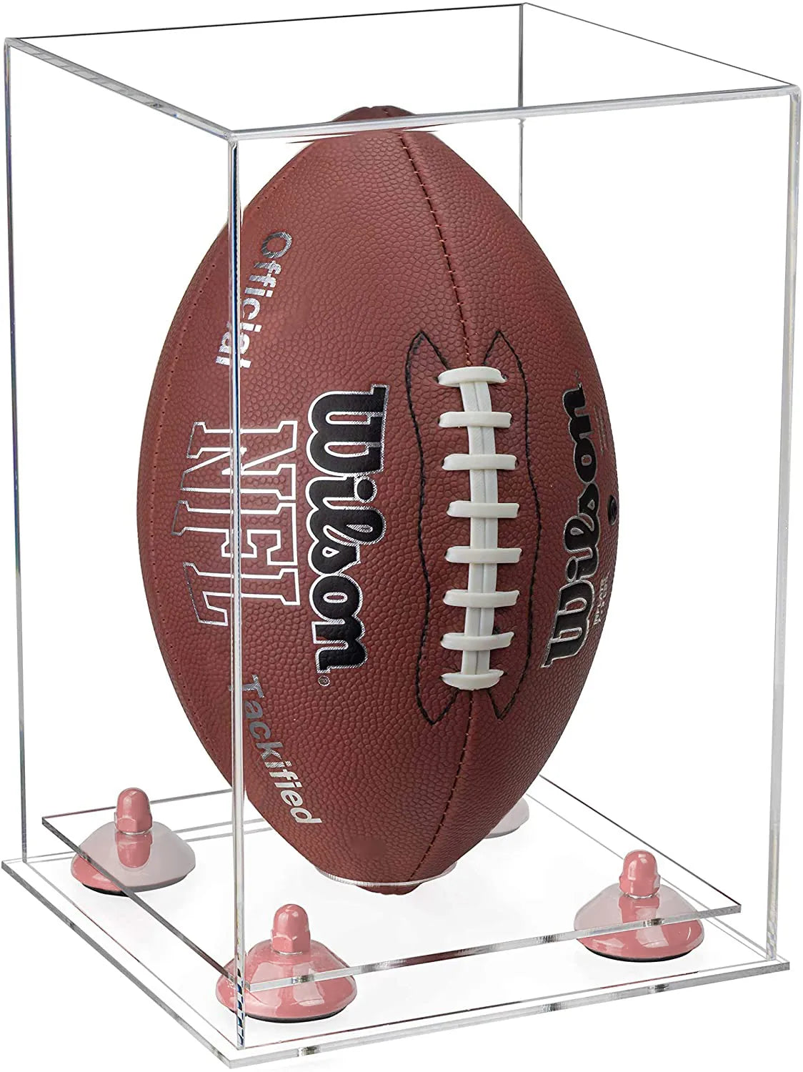 Full Size Football Display Case Vertical - Clear (A060/B42)