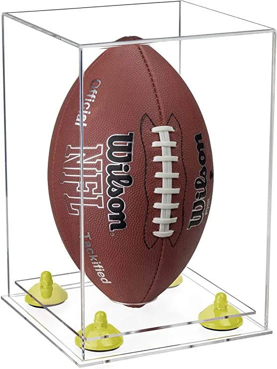 Full Size Football Display Case Vertical - Clear (A060/B42)